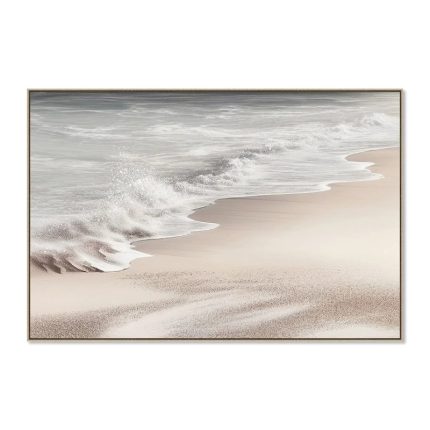 Ready-in-Stock Landscape Semi-Hand-Painted Minimalist Modern Abstract Painting, Corridor Texture Canvas Art, Living Room & Bedroom Background Wall Decor